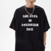 Custom Oversized Graphic Crewneck T-Shirt - Style EC06CF - product detail view 5
