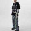 Custom Oversized Graphic T-Shirt for Comfort-First Labeling - Style 1DAD6F - product detail view 6