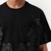 Custom Oversized Knight Graphic T-Shirt VWT-953B - Style 953B5F - product detail view 4