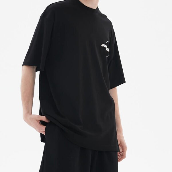Custom Oversized Graphic Back T-Shirt - Style 6B5BB9 - product detail view 3