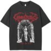 Custom Dark Graphic Oversized Streetwear T-Shirt - Style C2253A - product detail view 6 Custom Dark Graphic Oversized Streetwear T-Shirt - Style C2253A - product detail view 6