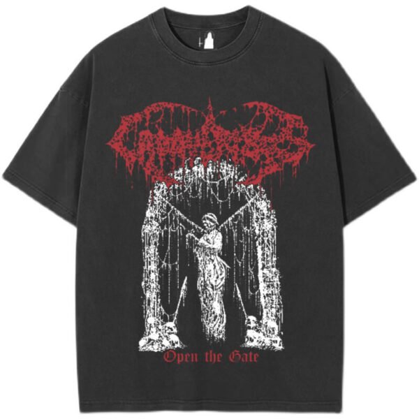 Custom Dark Graphic Oversized Streetwear T-Shirt - Style C2253A - product detail view 6 Custom Dark Graphic Oversized Streetwear T-Shirt - Style C2253A - product detail view 6