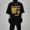 Custom Oversized Back-Graphic T-Shirt - Style A66FA1 - product detail view 3