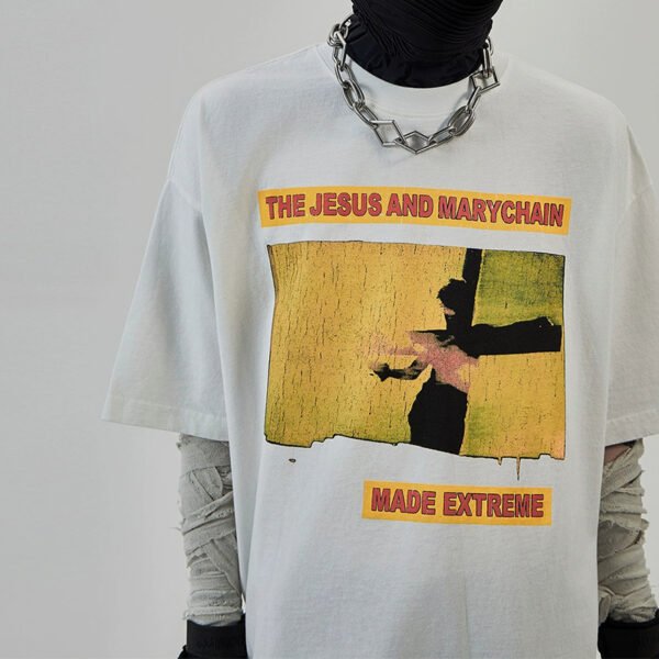 Custom Oversized Back-Graphic T-Shirt - Style A66FA1 - product detail view 5