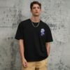 Custom Oversized Rose Graphic T-Shirt | VW-3F032742 - Style 3F0327 - product detail view 3 Custom Oversized Rose Graphic T-Shirt | VW-3F032742 - Style 3F0327 - product detail view 3