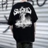 Custom Oversized Graphic T-Shirt with Graded Size Labels - Style 40EC8E - product detail view 2 Custom Oversized Graphic T-Shirt with Graded Size Labels - Style 40EC8E - product detail view 2