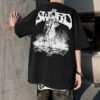 Custom Oversized Graphic T-Shirt with Graded Size Labels - Style 40EC8E - product detail view 3 Custom Oversized Graphic T-Shirt with Graded Size Labels - Style 40EC8E - product detail view 3