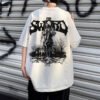 Custom Oversized Graphic T-Shirt with Graded Size Labels - Style 40EC8E - product detail view 4 Custom Oversized Graphic T-Shirt with Graded Size Labels - Style 40EC8E - product detail view 4