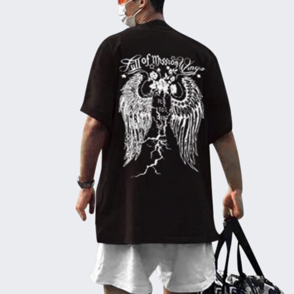 Custom Oversized Graphic T-Shirt with Graded Size Labels - Style 40EC8E - product detail view 5 Custom Oversized Graphic T-Shirt with Graded Size Labels - Style 40EC8E - product detail view 5