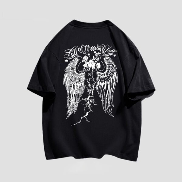 Custom Oversized Graphic T-Shirt with Graded Size Labels - Style 40EC8E - product detail view 7 Custom Oversized Graphic T-Shirt with Graded Size Labels - Style 40EC8E - product detail view 7