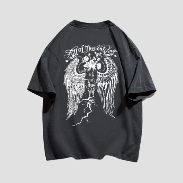 Custom Oversized Graphic T-Shirt with Graded Size Labels - Style 40EC8E - product detail view 8 Custom Oversized Graphic T-Shirt with Graded Size Labels - Style 40EC8E - product detail view 8
