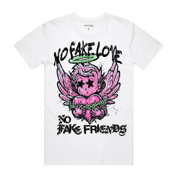 Custom Winged Cartoon Graphic Oversized T-Shirt - Style F0E764 - product detail view 3 Custom Winged Cartoon Graphic Oversized T-Shirt - Style F0E764 - product detail view 3