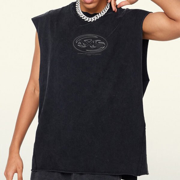 Custom Heavyweight Oversized Sleeveless Tank Top - Style EE9CCD - product detail view 2 Custom Heavyweight Oversized Sleeveless Tank Top - Style EE9CCD - product detail view 2