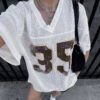 Custom Oversized Mesh Number Jersey - Style 5692EF - product detail view 2 Custom Oversized Mesh Number Jersey - Style 5692EF - product detail view 2