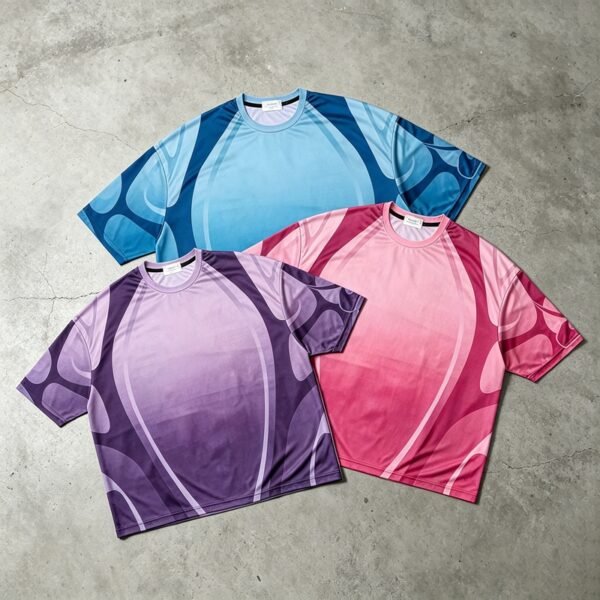 Custom Gradient Oversized Mobility Jersey - Style ED6F88 - product detail view 7