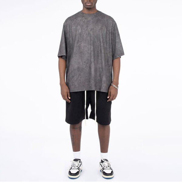 Custom Oversized Paisley Finish T-Shirt - Style 6F9049 - product detail view 3 Custom Oversized Paisley Finish T-Shirt - Style 6F9049 - product detail view 3