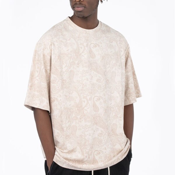 Custom Oversized Paisley Finish T-Shirt - Style 6F9049 - product detail view 5 Custom Oversized Paisley Finish T-Shirt - Style 6F9049 - product detail view 5