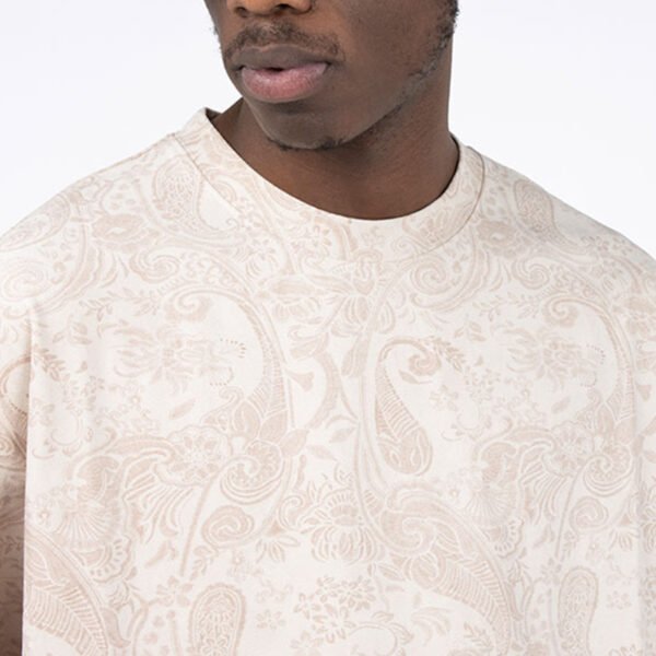 Custom Oversized Paisley Finish T-Shirt - Style 6F9049 - product detail view 6 Custom Oversized Paisley Finish T-Shirt - Style 6F9049 - product detail view 6