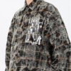 Custom Oversized Plaid Graphic Patch Shirt - Style A0FC14 - product detail view 9