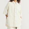 Custom Oversized Polyamide Textured Short-Sleeve Shirt CUS24039121S24 - Style B91668 - product detail view 12 Custom Oversized Polyamide Textured Short-Sleeve Shirt CUS24039121S24 - Style B91668 - product detail view 12