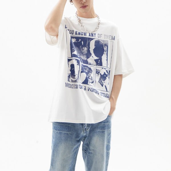Custom Oversized Poster Graphic T-Shirt - Style 46807A - product detail view 2
