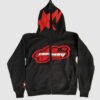 Custom Oversized Zip Hoodie With Raised Graphic - Style 2D96E8
