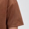 Custom Color-Block Seamed Oversized Short-Sleeve Sweatshirt - Style AC70BD - product detail view 4 Custom Color-Block Seamed Oversized Short-Sleeve Sweatshirt - Style AC70BD - product detail view 4