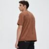 Custom Color-Block Seamed Oversized Short-Sleeve Sweatshirt - Style AC70BD - product detail view 6 Custom Color-Block Seamed Oversized Short-Sleeve Sweatshirt - Style AC70BD - product detail view 6