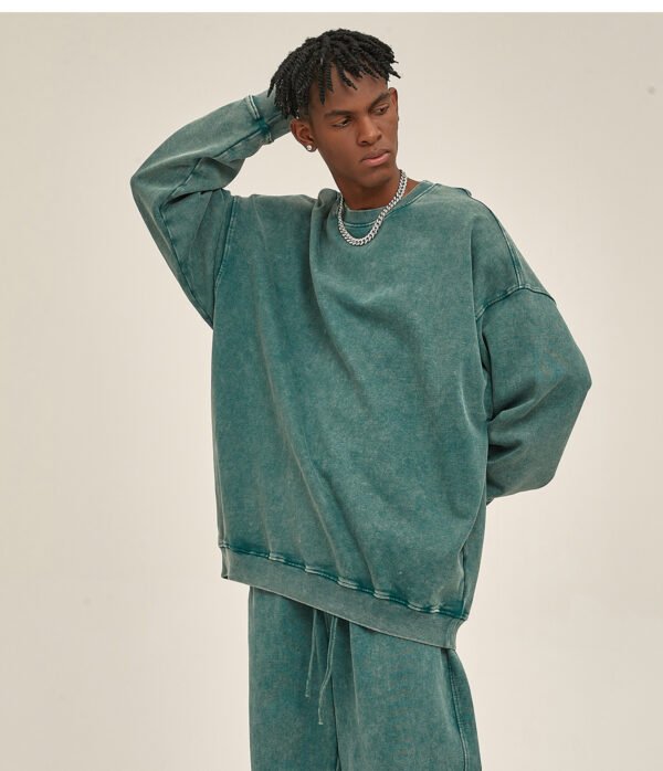 Custom Snow-Washed Oversized Terry Sweatshirt 2319 - Style 41CC9E - product detail view 16 Custom Snow-Washed Oversized Terry Sweatshirt 2319 - Style 41CC9E - product detail view 16