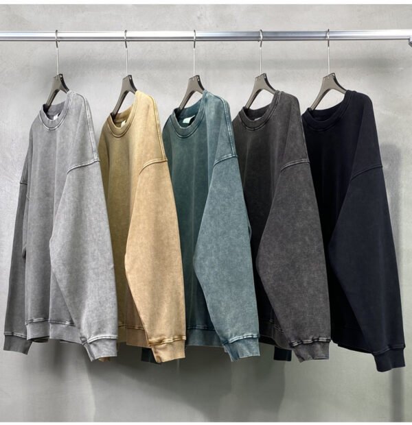 Custom Snow-Washed Oversized Terry Sweatshirt 2319 - Style 41CC9E - product detail view 10 Custom Snow-Washed Oversized Terry Sweatshirt 2319 - Style 41CC9E - product detail view 10