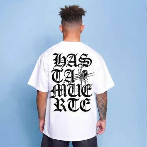 Custom Oversized Spider Graphic T-Shirt - Style 6D167C Custom Oversized Spider Graphic T-Shirt - Style 6D167C