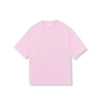 Oversized pink stone-washed t-shirt