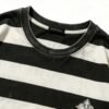 Custom Graded Stripe Graphic Washed Oversized T-Shirt - Style 32DCCA - product detail view 5