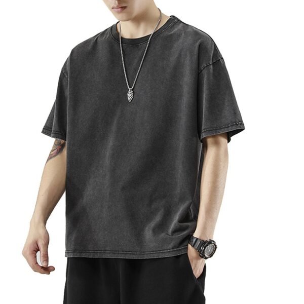 Custom Oversized Neck-Rib T-Shirt VWT-787F - Style 787FA9 - product detail view 4