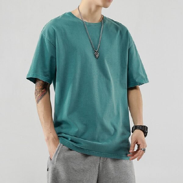 Custom Oversized Neck-Rib T-Shirt VWT-787F - Style 787FA9 - product detail view 5