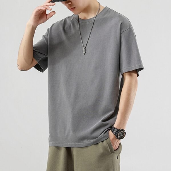 Custom Oversized Neck-Rib T-Shirt VWT-787F - Style 787FA9 - product detail view 6