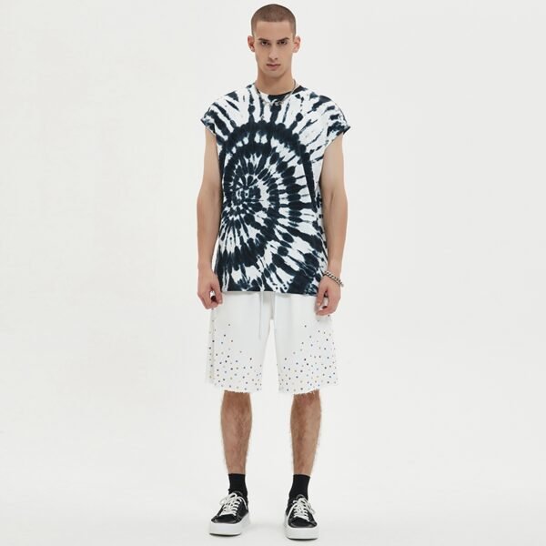 Custom Oversized Tie-Dye Swirl Sleeveless Tank Top - Style DBF222 Custom Oversized Tie-Dye Swirl Sleeveless Tank Top - Style DBF222