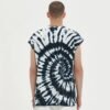 Custom Oversized Tie-Dye Swirl Sleeveless Tank Top - Style DBF222 - product detail view 5 Custom Oversized Tie-Dye Swirl Sleeveless Tank Top - Style DBF222 - product detail view 5