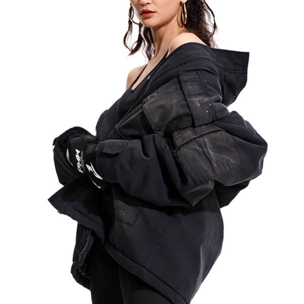 Custom Vintage Wash Utility Oversized Jacket CUS2404P23FWS35 - Style 93437B - product detail view 6 Custom Vintage Wash Utility Oversized Jacket CUS2404P23FWS35 - Style 93437B - product detail view 6