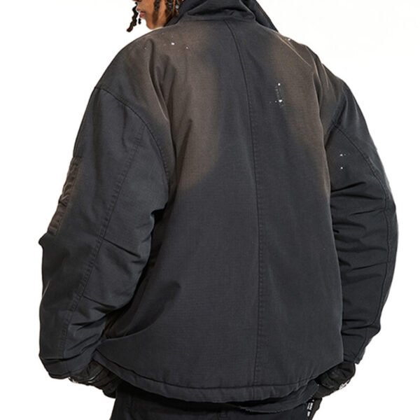 Custom Vintage Wash Utility Oversized Jacket CUS2404P23FWS35 - Style 93437B - product detail view 9 Custom Vintage Wash Utility Oversized Jacket CUS2404P23FWS35 - Style 93437B - product detail view 9