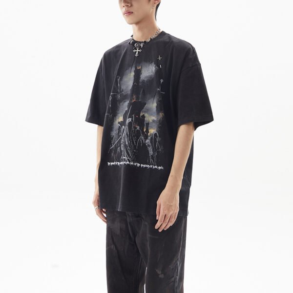 Custom Oversized Vintage Graphic T-Shirt A1B409 - Style A1B409