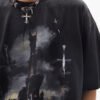 Custom Oversized Vintage Graphic T-Shirt A1B409 - Style A1B409 - product detail view 3