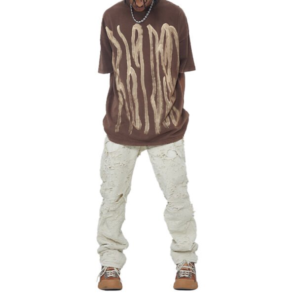 Custom Oversized Washed Streetwear T-Shirt | C86C07 - Style C86C07 - product detail view 2 Custom Oversized Washed Streetwear T-Shirt | C86C07 - Style C86C07 - product detail view 2