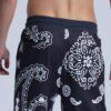 Custom Paisley Print Tapered Jogger Sweatpants - Style E8943B - product detail view 8 Custom Paisley Print Tapered Jogger Sweatpants - Style E8943B - product detail view 8