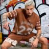 Custom Tie-Dye Panel-Matched T-Shirt and Shorts Set - Style 4FC158