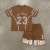Custom Tie-Dye Panel-Matched T-Shirt and Shorts Set - Style 4FC158 - product detail view 8