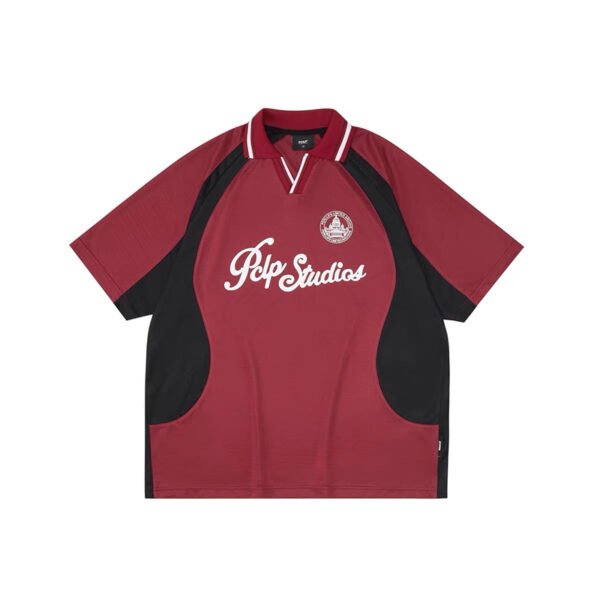 Custom Panel-Registered Contrast Polo Shirt - Style 722056 - product detail view 5