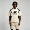 Custom Paneled Color-Block Embroidered Streetwear T-Shirt - Style 5FC835 - product detail view 8