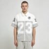 Custom Paneled Number Zip-Up Short-Sleeve Hoodie - Style 6ADF94 - product detail view 5