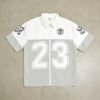 Custom Paneled Number Zip-Up Short-Sleeve Hoodie - Style 6ADF94 - product detail view 6